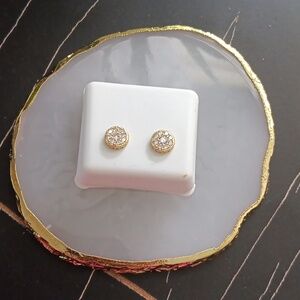 ❤️ 14K gold over sterling silver studs